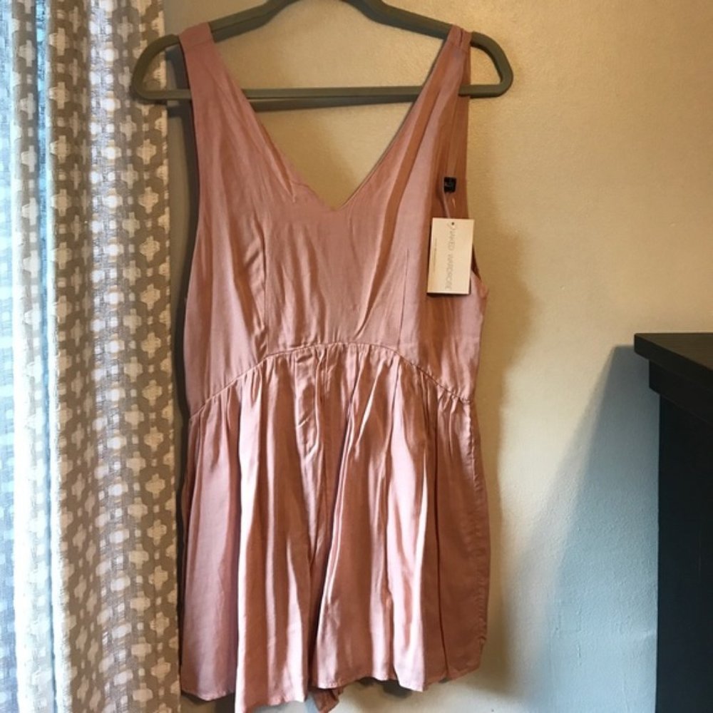 Audrey 3+1 Dusty Rose Sleeveless Romper
